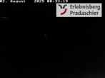 Archiv Foto Webcam Arosa Lenzerheide: Bergstation Pradaschier 23:00