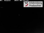 Archiv Foto Webcam Arosa Lenzerheide: Bergstation Pradaschier 03:00