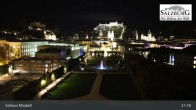 Archived image Webcam Salzburg - Mirabell Palace 20:00