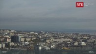 Archiv Foto Webcam Genf - RTS Hochhaus 08:00