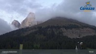 Archived image Webcam Carezza Ski Resort: Pra di Tori - Base Station 04:00