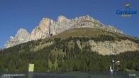 Archived image Webcam Carezza Ski Resort: Pra di Tori - Base Station 12:00