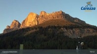Archived image Webcam Carezza Ski Resort: Pra di Tori - Base Station 18:00