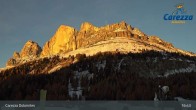 Archived image Webcam Carezza Ski Resort: Pra di Tori - Base Station 02:00