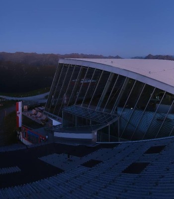 Axamer Lizum: Hoadl-Haus und Top station Olympiabahn