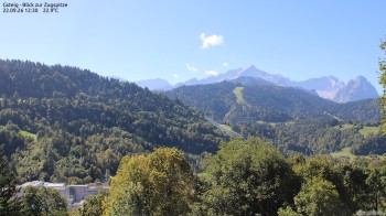 Gsteig - View to the Zugspitze