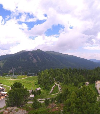 Panoramablick Turracher Höhe: Panoramabahn und Nocky Flitzer