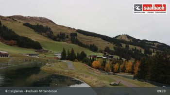 Saalbach: Hochalm Mid-Station – Skicircus Panorama