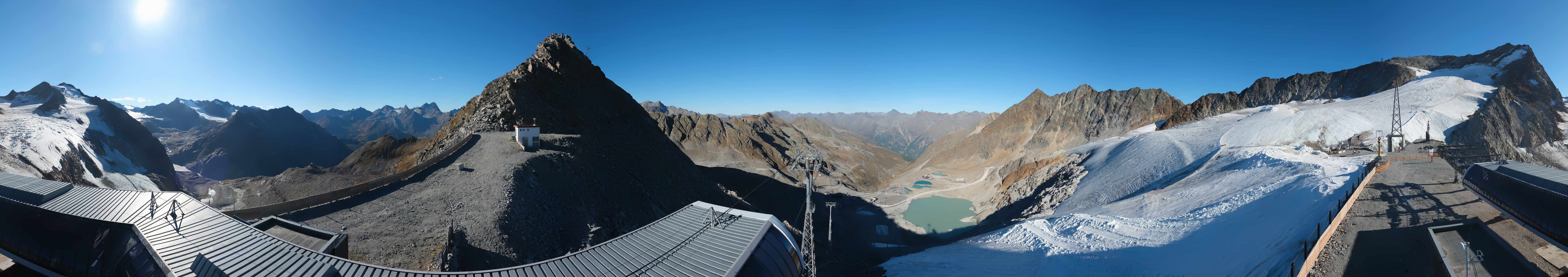 Sölden Rettenbachgletscher: Weltcupstrecke an der Schwarze Schneid Bahn