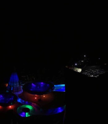 View of Aqua Dome, Tyrol