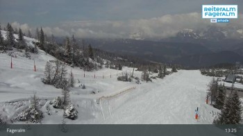 View towards ski resort Fageralm (Schladming-Dachstein)
